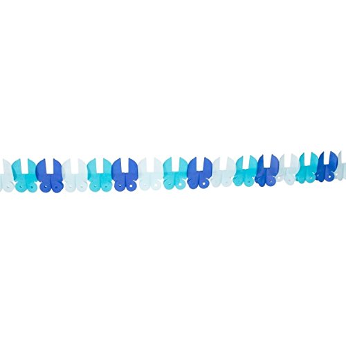 Folat 09082 Geburt Girlande Baby Wiege Junge-6m, Blau Folat 09082 Geburt Girlande Baby Wiege Junge-6m, Blau von Folat