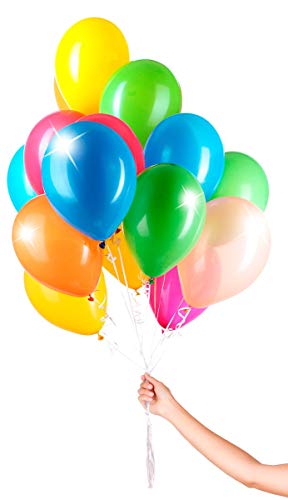 Folat 19381 Bunte Metallic Luftballons mit Band 23cm - 30 Stück, bunt Folat 19381 Bunte Metallic Luftballons mit Band 23cm - 30 Stück, bunt von Folat