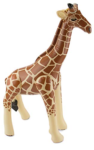 Folat 20272 Aufblasbare Giraffe Gelb, keine, Einheitsgröße von Folat