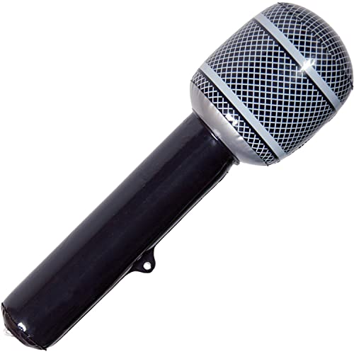 Folat 21592 Aufblasbares Mikrofon Schwarz von Folat
