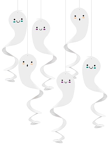 Folat 23855 23855-Happy Dekoration Hängedeko Geister, Kürbis fur Halloween Party Deko Kinder, Mehrfarbig von Folat