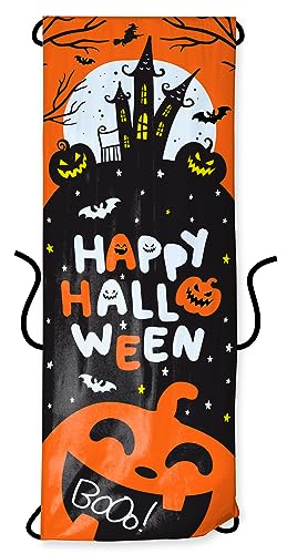 Folat 23864 23864-Happy Booo Dekoration Türvorhang 'Happy Figuren Geist, Kürbis, Katze, Hexe, Fledermaus Schwarz, Orange, fur Halloween Party Deko Kinder, Mehrfarbig Folat 23864 23864-Happy Booo Dekoration Türvorhang 'Happy Figuren Geist, Kürbis, Katze, Hexe, Fledermaus Schwarz, Orange, fur Halloween Party Deko Kinder, Mehrfarbig von Folat