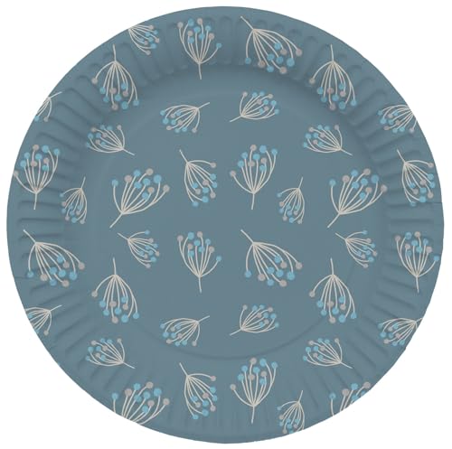 Folat 24981 Baby Shower Deko, Babyparty, Blau, WeißTeller - Blooming Baby Boy - 23 cm - 8 Stück Folat 24981 Baby Shower Deko, Babyparty, Blau, WeißTeller - Blooming Baby Boy - 23 cm - 8 Stück von Folat