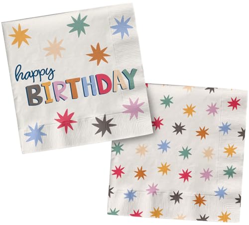 Folat 26862 Geburtstag Dekoration weiß mit bunten Sternen - Servietten - Starburst - 33 x 33 cm - 20 Stück - Fröhlich und farbenfroh Party Geschirr für Kinder und Erwachsenen Geburtstag Folat 26862 Geburtstag Dekoration weiß mit bunten Sternen - Servietten - Starburst - 33 x 33 cm - 20 Stück - Fröhlich und farbenfroh Party Geschirr für Kinder und Erwachsenen Geburtstag von Folat