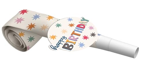 Folat 26874 Dekoration weiß mit bunten Sternen-Luftrüssel-Starburst-6 Stück-Fröhlich und farbenfroh Party Geschirr für Kinder und Erwachsenen Geburtstag, Mehrfarbig Folat 26874 Dekoration weiß mit bunten Sternen-Luftrüssel-Starburst-6 Stück-Fröhlich und farbenfroh Party Geschirr für Kinder und Erwachsenen Geburtstag, Mehrfarbig von Folat