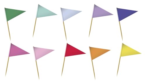 Folat 27771 Geburtstag und Party Dekoration Buntes - Picks Flagge - Stripetastic - 10 Stück - Partyzubehör für Kinder und Erwachsene Folat 27771 Geburtstag und Party Dekoration Buntes - Picks Flagge - Stripetastic - 10 Stück - Partyzubehör für Kinder und Erwachsene von Folat