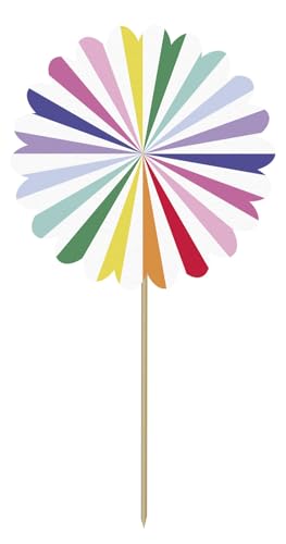 Folat 27772 Geburtstag und Party Dekoration Buntes - Picks Fan - Stripetastic - 10 Stück - Partyzubehör für Kinder und Erwachsene Folat 27772 Geburtstag und Party Dekoration Buntes - Picks Fan - Stripetastic - 10 Stück - Partyzubehör für Kinder und Erwachsene von Folat