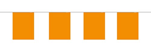 Folat 30595 Mini-Girlande Orange-4 Meter von Folat