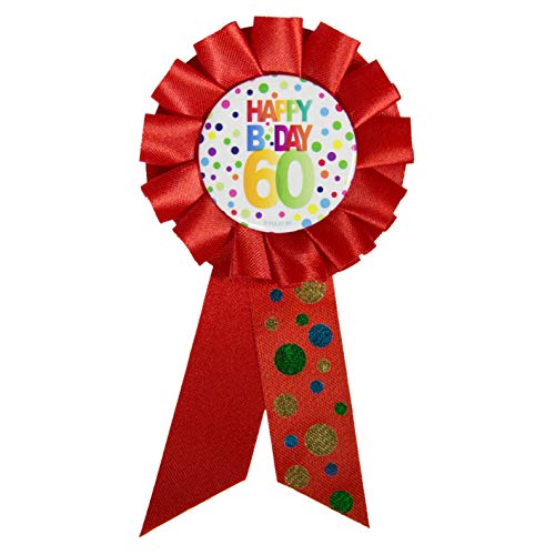 Folat 4730 Anstecker zum 60. Geburtstag mit Regenbogen-Punkten, Mehrfarbig Folat 4730 Anstecker zum 60. Geburtstag mit Regenbogen-Punkten, Mehrfarbig von Folat