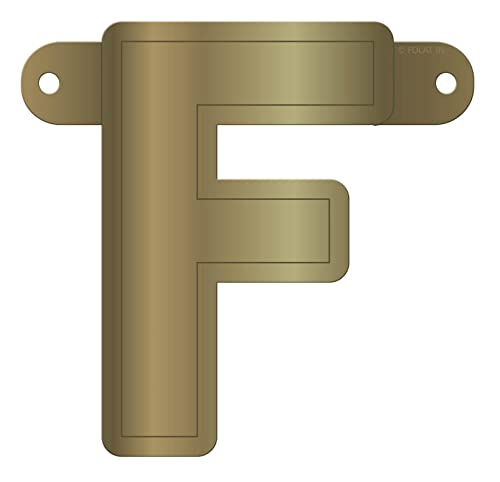 Folat 50055 Banner Letter F::Metallic Gold Folat 50055 Banner Letter F::Metallic Gold von Folat