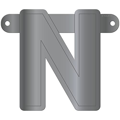 Folat 50134 Banner Letter N::Metallic Silver Folat 50134 Banner Letter N::Metallic Silver von Folat