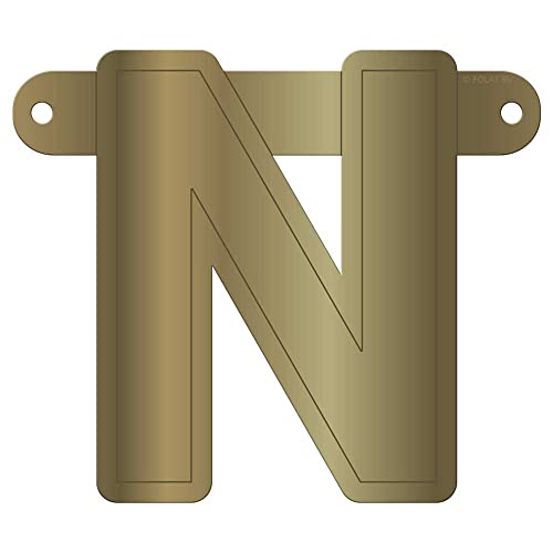 Folat 50135 Banner Letter N::Metallic Gold Folat 50135 Banner Letter N::Metallic Gold von Folat
