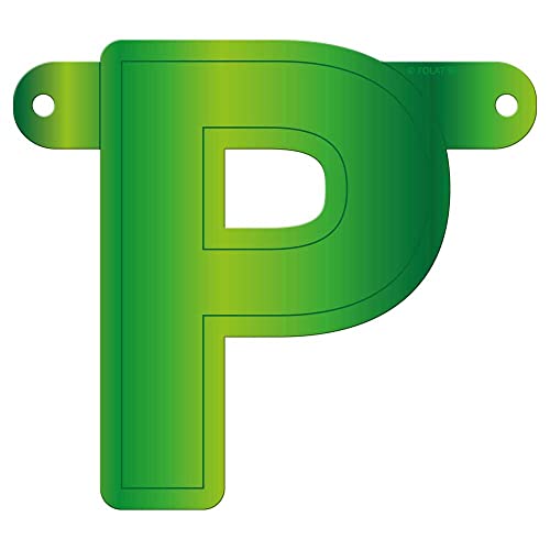 Folat 50152 Banner Letter P::Lime Green von Folat B.V.