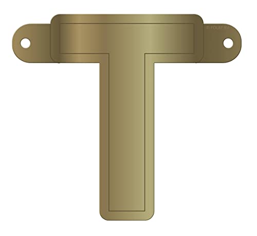 Folat 50195 Banner Letter T::Metallic Gold von Folat B.V.