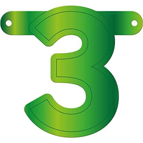 Folat 50292 Banner Letter 3::Lime Green von Folat