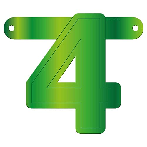Folat 50302 Banner Letter 4::Lime Green von Folat