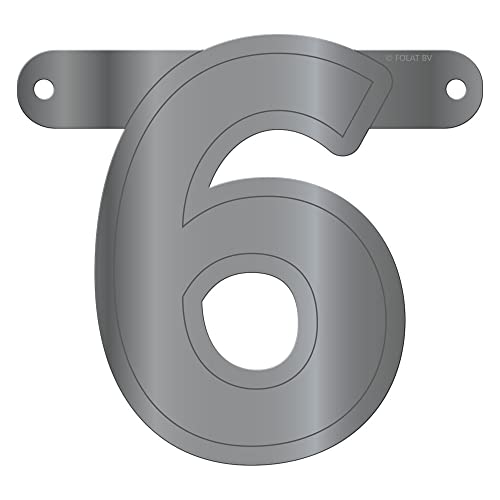 Folat 50324 Banner Letter 6::Metallic Silver Folat 50324 Banner Letter 6::Metallic Silver von Folat