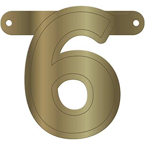 Folat 50325 Banner Letter 6::Metallic Gold Folat 50325 Banner Letter 6::Metallic Gold von Folat