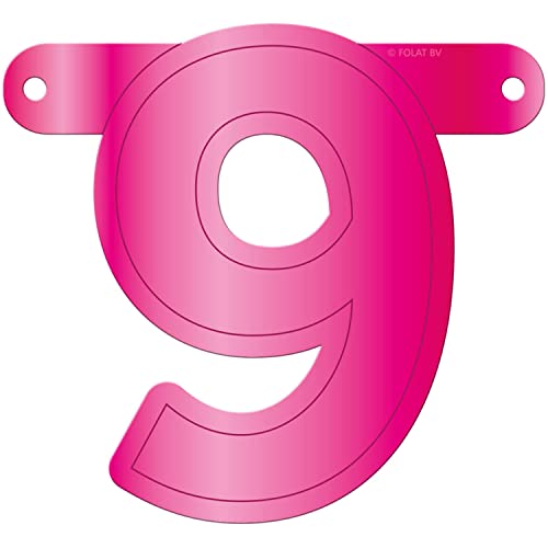 Folat 50350 Banner Letter 9::Magenta von Folat