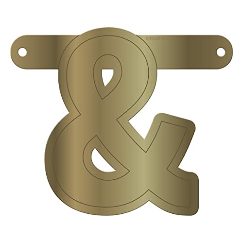Folat 50365 Banner Letter &::Metallic Gold von Folat B.V.