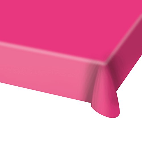 Folat 50661 Tischdecke Magenta 130x180cm Kunststoff von Folat