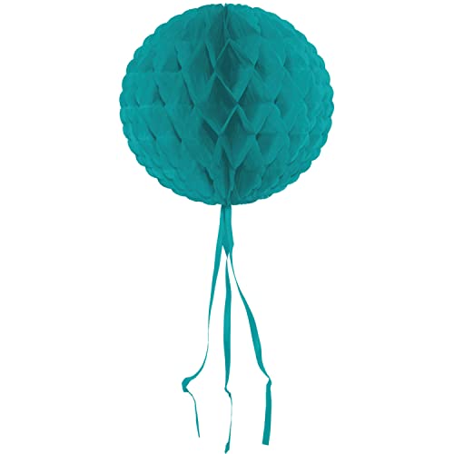 Folat Wabenfächerballon Rund Türkis - 30 cm von Folat