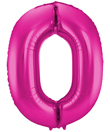 Folat 631907 - Folienballon Zahl 0 - magenta - ca. 86 cm Folat 631907 - Folienballon Zahl 0 - magenta - ca. 86 cm von Folat