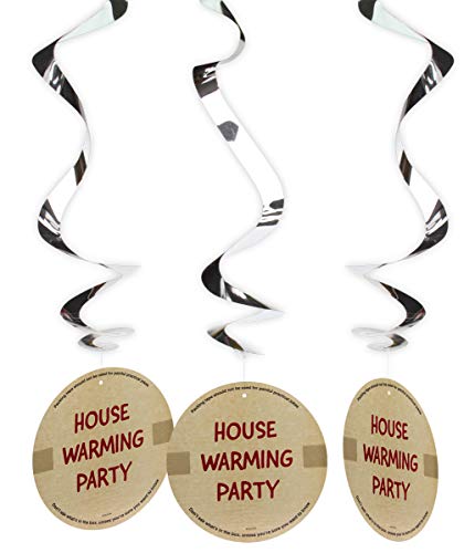Folat 65089 Housewarming Party Hängedekoration-3 Stück von Folat
