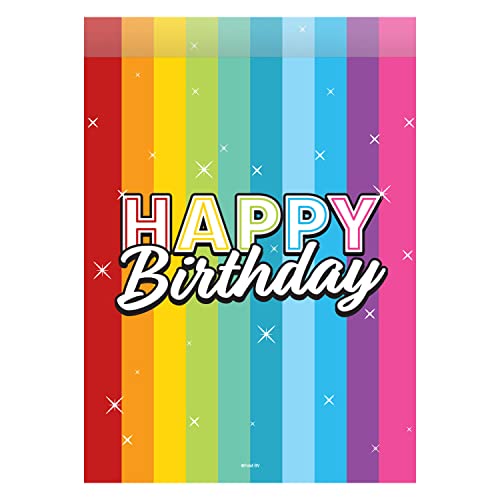 Folat 65823 Party Taschen Rainbow Bday, Mehrfarbig, One Size Folat 65823 Party Taschen Rainbow Bday, Mehrfarbig, One Size von Folat
