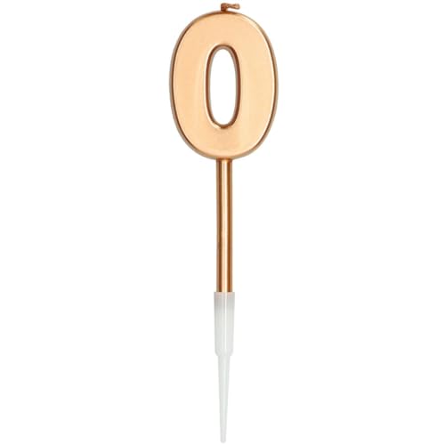 Folat 66036 - Kerze für Kuchen Bronze metalisch glänzend - ca. 10 cm hoch - Zahl 6 Folat 66036 - Kerze für Kuchen Bronze metalisch glänzend - ca. 10 cm hoch - Zahl 6 von Folat
