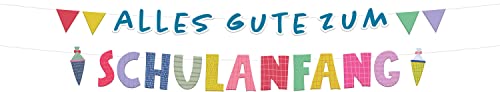 Folat 66081 Buchstabengirlanden Schulanfang-1,5 Meter, Mehrfarbig Folat 66081 Buchstabengirlanden Schulanfang-1,5 Meter, Mehrfarbig von Folat