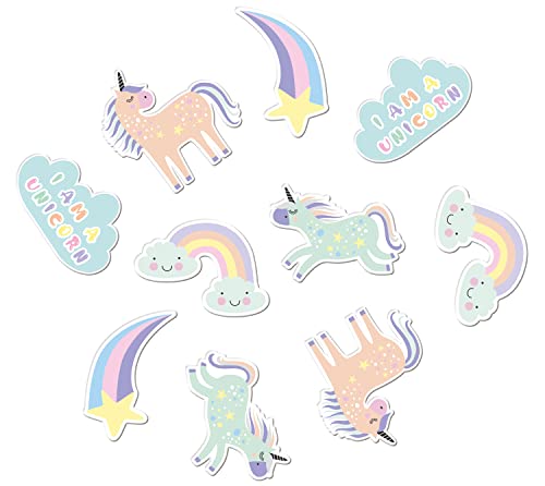 Folat 68321 Tischkonfetti XL Unicorns & Rainbows - 45 Stück Folat 68321 Tischkonfetti XL Unicorns & Rainbows - 45 Stück von Folat