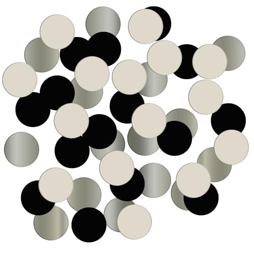 Folat 68688 Geburtstag Dekoration Schwarz, Creme, Champagner Gold - Confetti - Crème Noir - 14 gr. - EIN schickes und charmantes Happy Birthday Deko Folat 68688 Geburtstag Dekoration Schwarz, Creme, Champagner Gold - Confetti - Crème Noir - 14 gr. - EIN schickes und charmantes Happy Birthday Deko von Folat