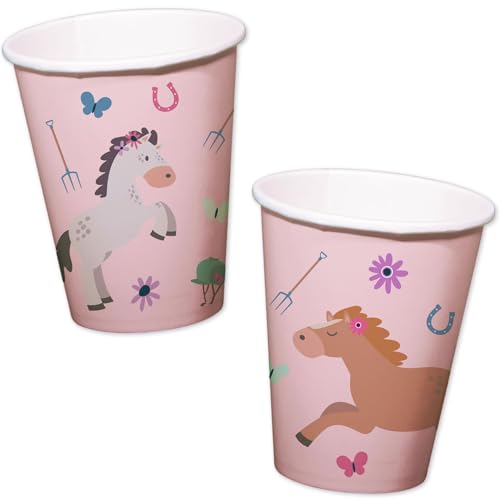 Folat 8 Becher * HAPPY HORSE * zum Kindergeburtstag und Pferde Mottoparty | Inhalt: 250ml, aus Pappe | Ponys Pferdehof Partybecher Pappbecher Cups Kinder Geburtstag Folat 8 Becher * HAPPY HORSE * zum Kindergeburtstag und Pferde Mottoparty | Inhalt: 250ml, aus Pappe | Ponys Pferdehof Partybecher Pappbecher Cups Kinder Geburtstag von Folat
