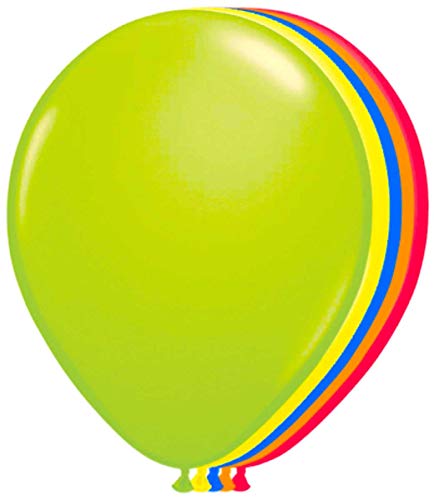 Folat 8166 50er Pack XL 25 cm Luftballons neon Mix von Folat