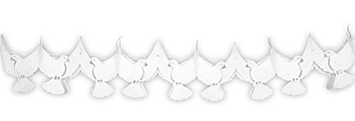 Folat Papiergirlande, Tauben-Motiv, 2 m Folat Papiergirlande, Tauben-Motiv, 2 m von Folat