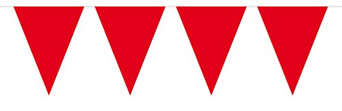 Folat Creative Party Dekoration Wimpelkette 3 Meter – rot Folat Creative Party Dekoration Wimpelkette 3 Meter – rot von Folat