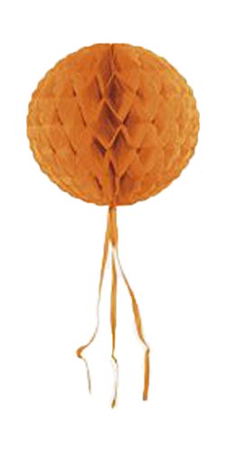 Folat Deckenhänger Ball aus Wabenpapier 30 cm orange Folat Deckenhänger Ball aus Wabenpapier 30 cm orange von Folat