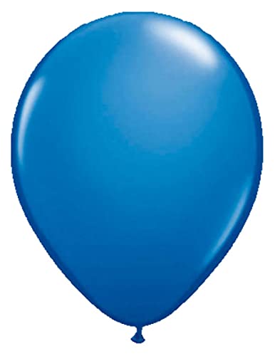 Folat 19130 Einfarbige metallic Luftballons blau 50er Pack von Folat
