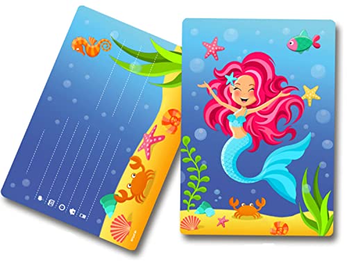 Folat Meerjungfrau Einladungskarten - 8 Stück von Folat