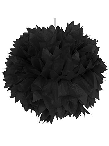 Folat NEU Pompom, Papier, schwarz, 30 cm, 1 STK. Folat NEU Pompom, Papier, schwarz, 30 cm, 1 STK. von Folat
