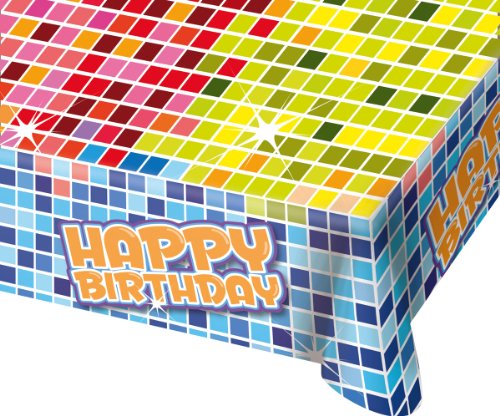 Folat NEU Tischdecke Birthday Blocks, 130x180 cm, 1 STK. von Folat