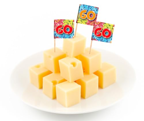 Folat Picker Geburtstag Partypicker Zahl 60 Disco Design 24 Stück Folat Picker Geburtstag Partypicker Zahl 60 Disco Design 24 Stück von Folat