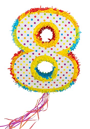 Folat Piñata * ZAHL 8 * für den 8. Kindergeburtstag von Folat