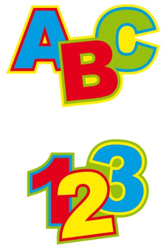Folat Tisch-Dekoration erster Schultag Set 24-teilig bunt 11x9cm Einheitsgröße Folat Tisch-Dekoration erster Schultag Set 24-teilig bunt 11x9cm Einheitsgröße von Folat