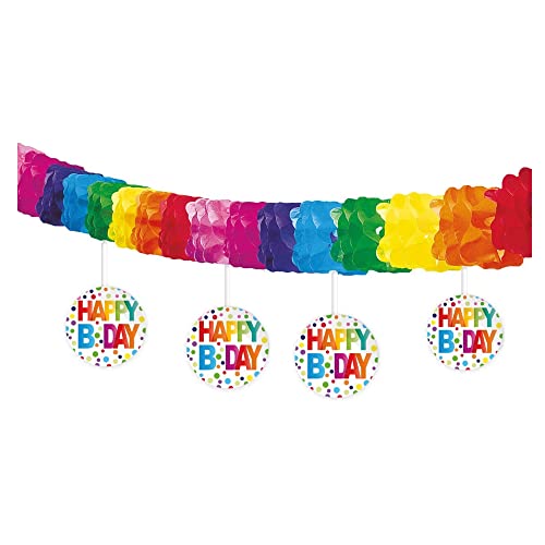 Geburtstagsdekoration B DAY (Girlande 4m) von Folat