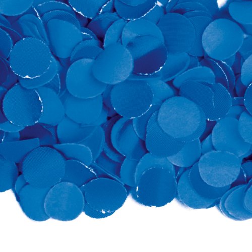 Luxus Konfetti * BLAU * aus Papier // 100gr. // Confetti Party Feier Hochzeit Kindergeburtstag Geburtstag Pinata Füllung Deko Bleu Blue (Grundpreis: 1,99 Euro/100g) von Folat