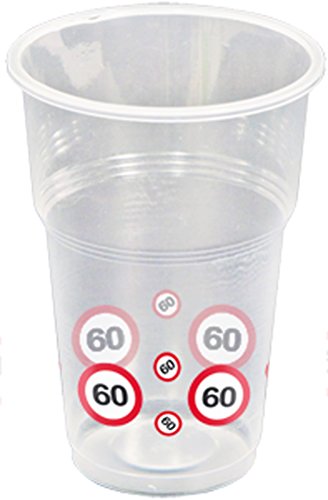 Partybecher Verkehrsschild 60 Partybecher Verkehrsschild 60 von Folat