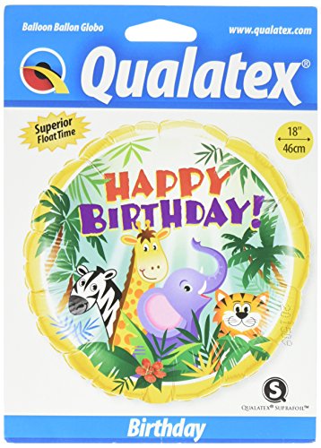 Pioneer Ballon Company B'day Jungle Friends Folienballon, 45,7 cm, mehrfarbig Pioneer Ballon Company B'day Jungle Friends Folienballon, 45,7 cm, mehrfarbig von Folat