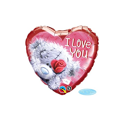 Qualatex 20811 45,7 cm Herz Tatty Teddy I Love You Folienballon 01 ct von Qualatex